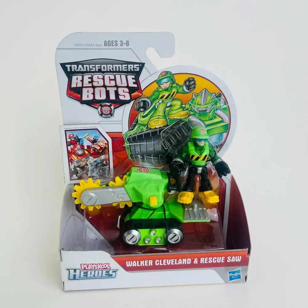 2010 Transformers‎ Rescue Bot Walker Cleveland & Rescue Saw Hasbro Playskool NEW